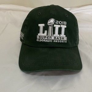 Super Bowl LII 52 2018 Super Bash Eldorado Resorts NFL Football Hat Cap Green